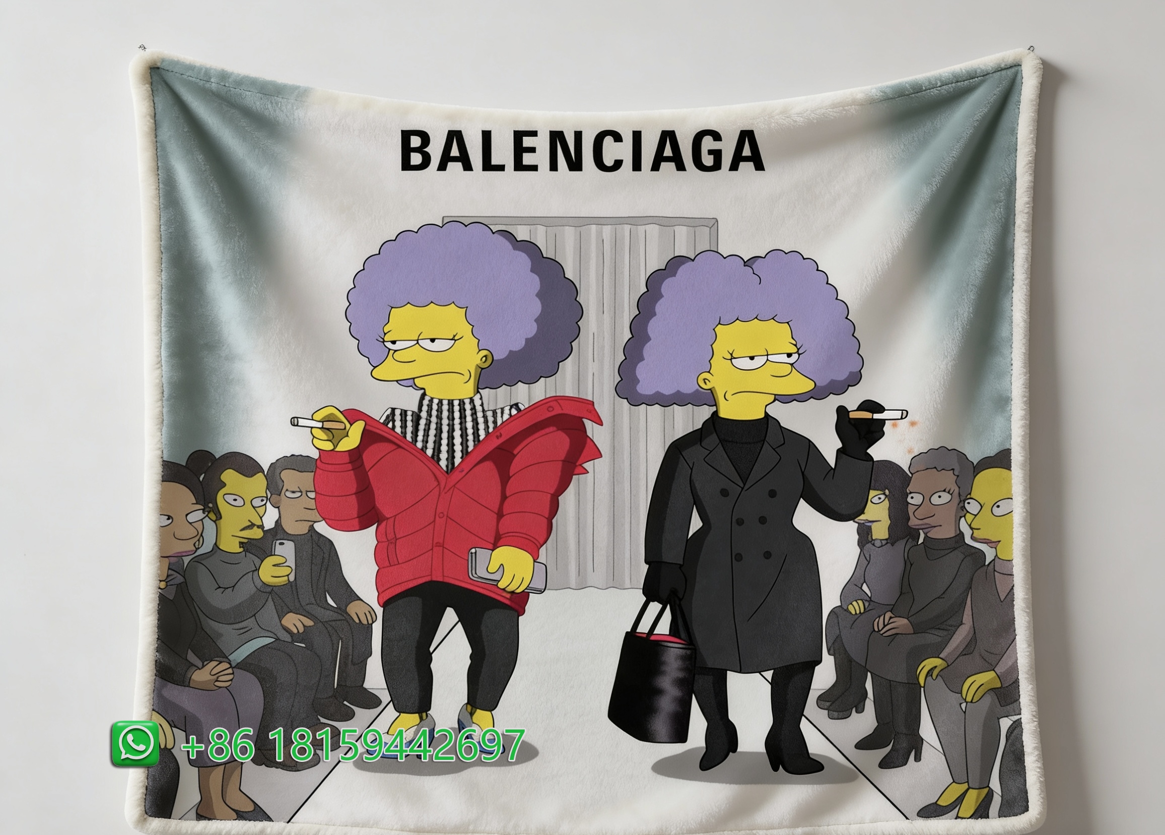 Balenciaga Throw Blankets